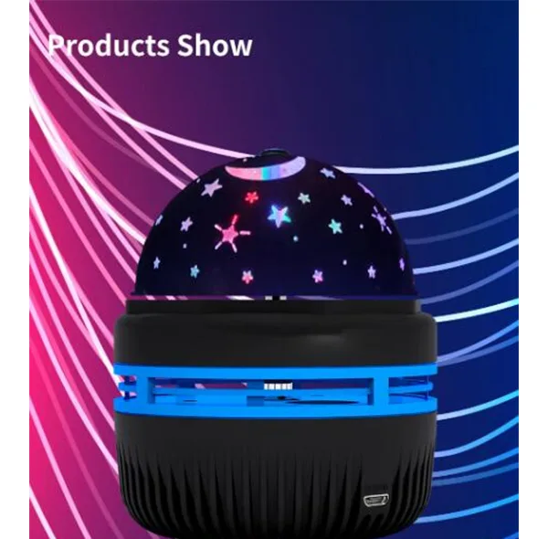 چراغ خواب اتاق کودک مدل LED MINI STAR LIGHT طرح کهکشانی