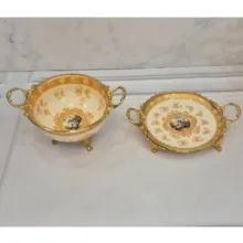 ظروف سرو طرح لیلی و مجنون مجموعه 2 عددی