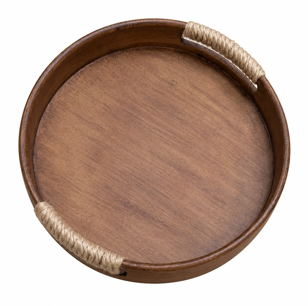 سینی دسته دار مدل دایره ای soosoo43 سایز 30×30 سانتی متر