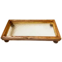 سینی بدون دسته مدل آوازه سایز 31×15 سانتی متر