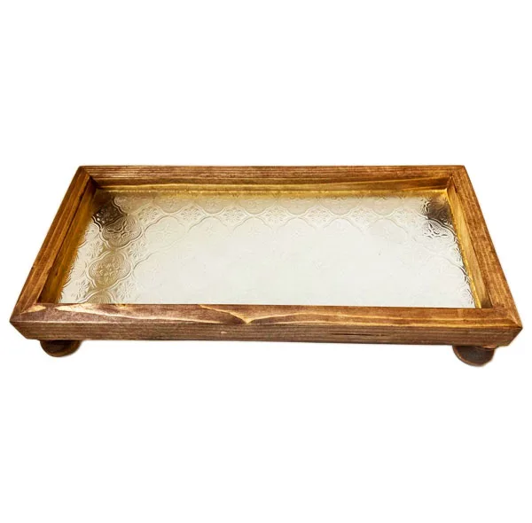 سینی بدون دسته مدل آوازه سایز 31×15 سانتی متر