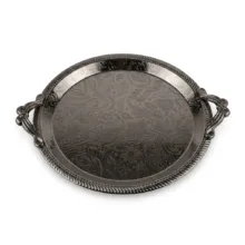 سینی دسته دار مدل 34858 سایز 27x24 سانتی‌متر