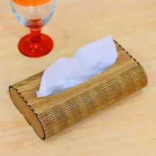 جعبه دستمال کاغذی مدل چوبی کد B100