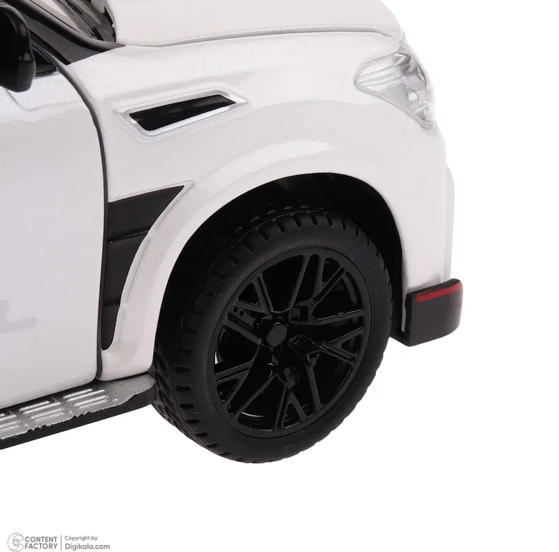 ماشین بازی ناب سل مدل نیسان پاترول فلزی موزیکال چراغدار عقب کش کد Musical and Light-Up Metal Patrol Toy Car
