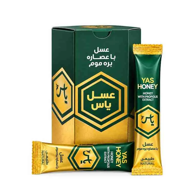 ساشه عسل طبیعی یاس با بره موم - ۲۵۰ گرم