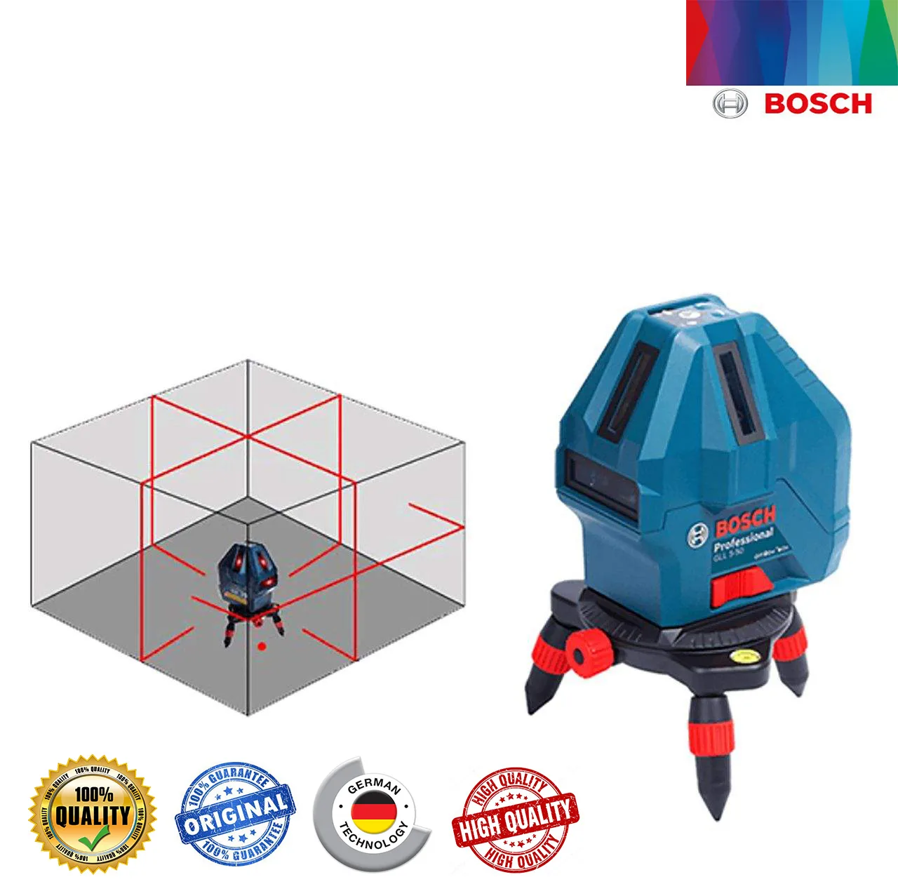 تراز لیزری بوش مدل GLL 5-50 X professional