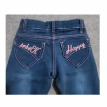 شلوار جین فیت معمولی (regular fit) دخترانه مدل jl