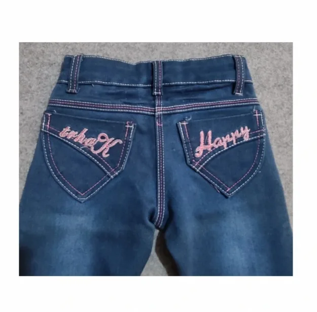 شلوار جین فیت معمولی (regular fit) دخترانه مدل jl