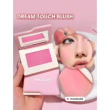 رژگونه پودری شیگلم مدل Dream touch wannabe شماره 017 صورتی مات