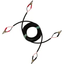 کابل اتصال باتری به باتری خودرو مدل France 1200A-8m مجموعه دو عددی