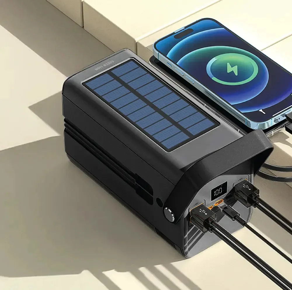 پاوربانک 22.5 وات گرین لاین مدل Solar X ظرفیت 100000 میلیآمپرساعت