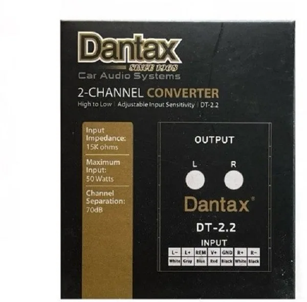 مبدل آمپلی فایر خودرو دنتکس مدل DT-2.2