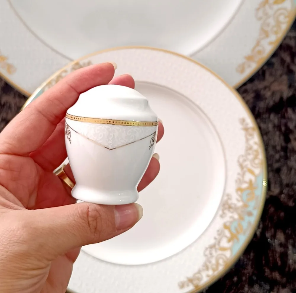 سرویس پذیرایی 9 پارچه شرکت صنایع چینی تقدیس مدل دور طلا