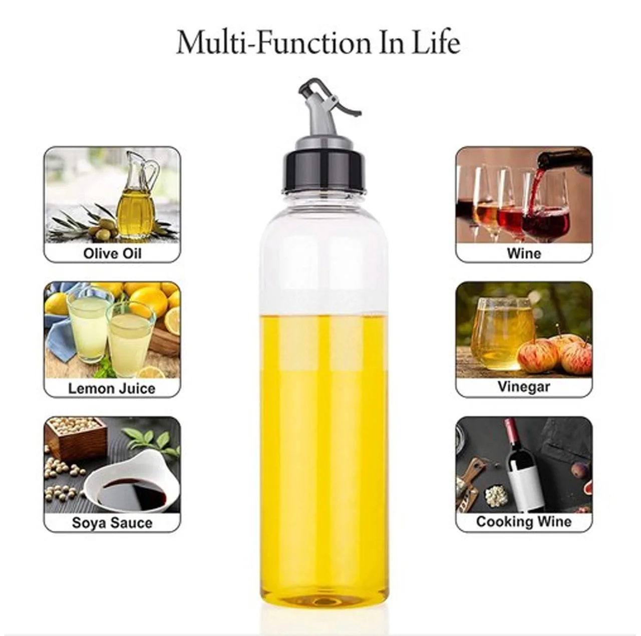 ظرف روغن مدل BROSILICATE کد 500ML-AF125