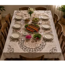 سفره 8 نفره مدل E-S-0030 سایز 140*180 سانتی متر