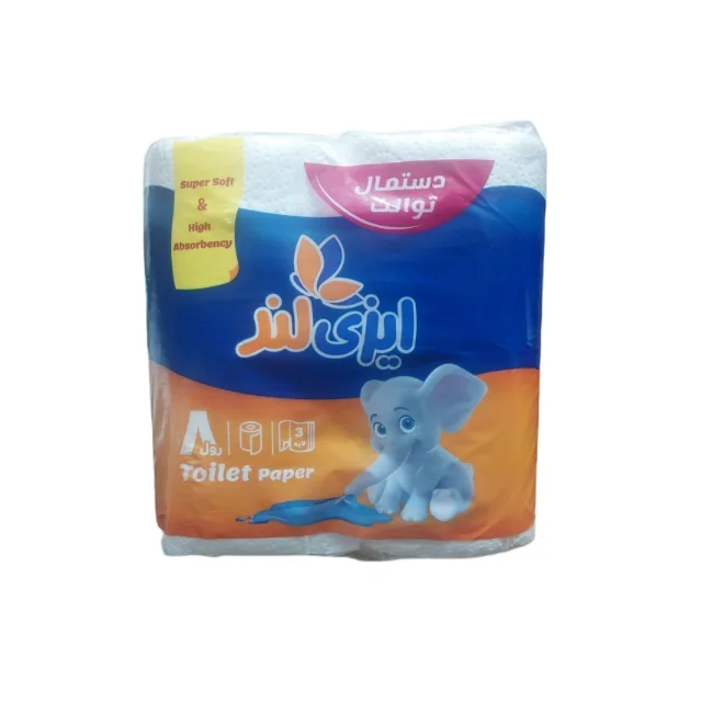 دستمال توالت 3 لایه ایزی لند مدل 004 بسته 8 عددی