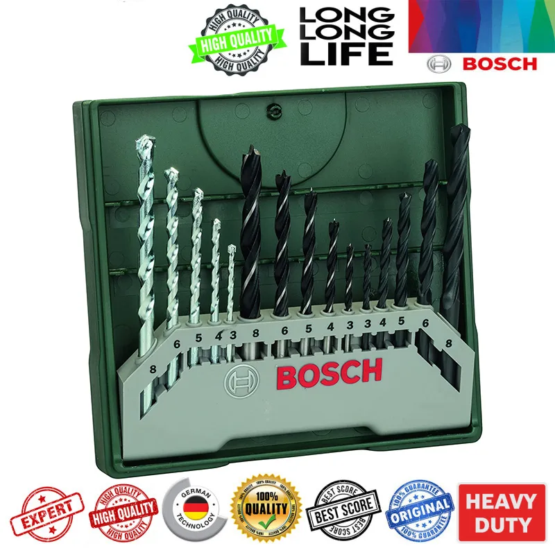 مته بوش مدل 2607-1CS مجموعه 15 عددی