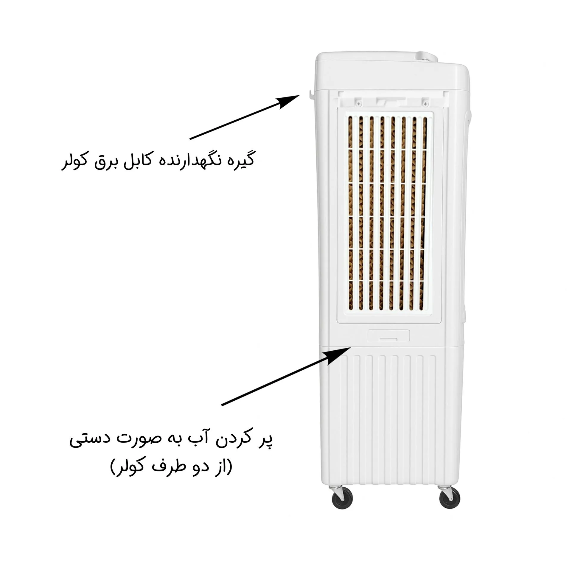 کولر آبی سلولزی 2800 بروات مدل BR-24000