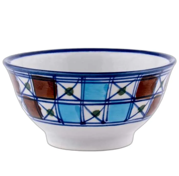 کاسه چينی ميبدمرواريدمدل شطرنجی کدTR-LI