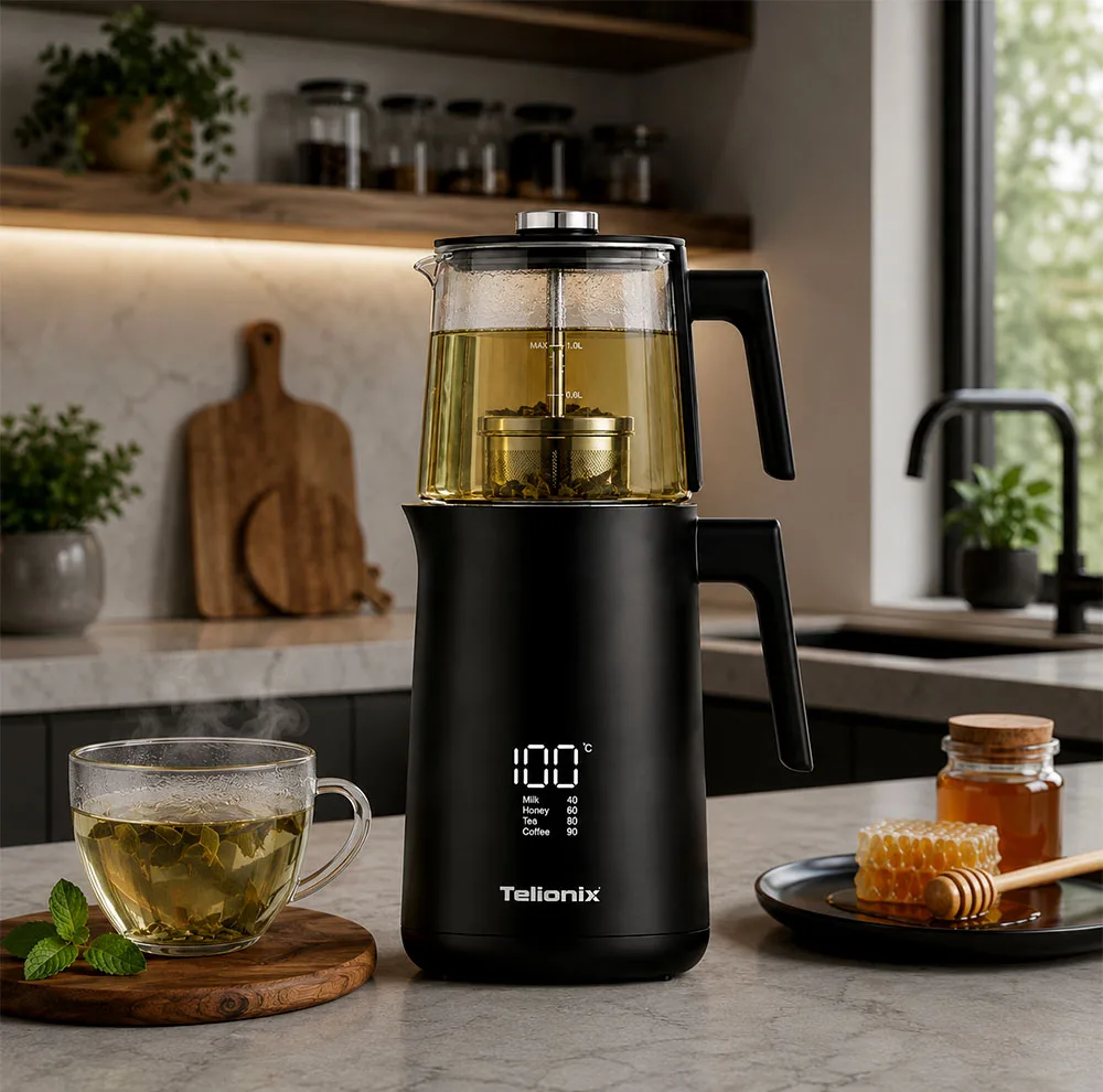 چای ساز روی هم تلیونیکس مدل TTM5004