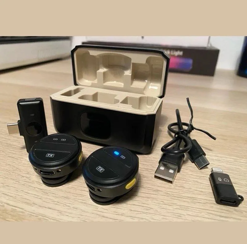 میکروفون یقه‌ای بی‌سیم  مدل SH20 با درگاه USB Type-C