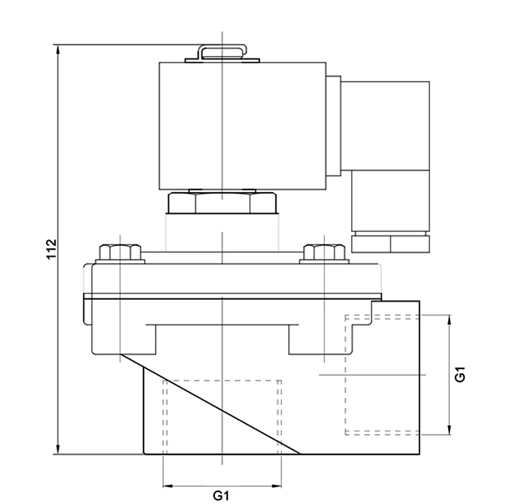 شیر برقی بک فیلتر مدل RMF-Z-25 سایز 1 اینچ