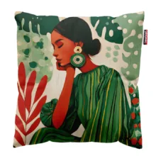 کوسن پاد آفرین مدل پینترستی دخترانه کد PK303846 سایز 30*30 سانتی‌متر