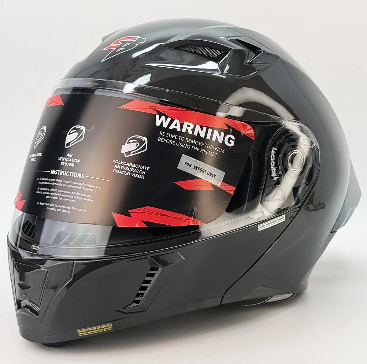کلاه کاسکت فک متحرک استیل برد مدل Predator کد 2376