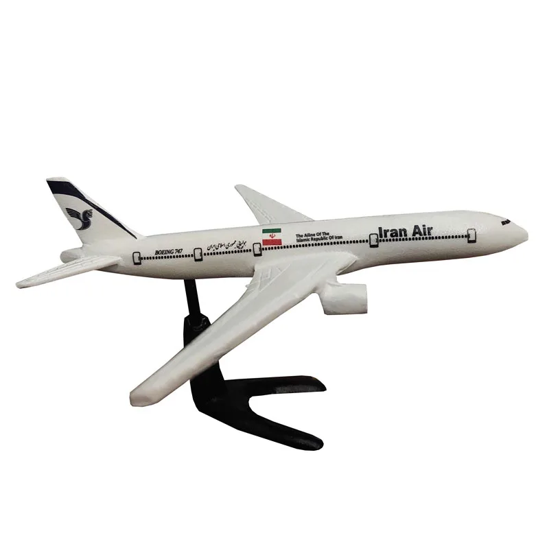 ماکت هواپیما مدل مسافربری بوئینگ 747 طرح Iran Air کد 01