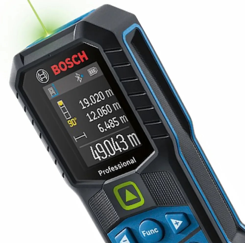 متر لیزری بوش مدل نور سبز GLM50-27 CG