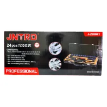 آچار بکس جی ان تی آردی مدل J-20001 مجموعه 24 عددی