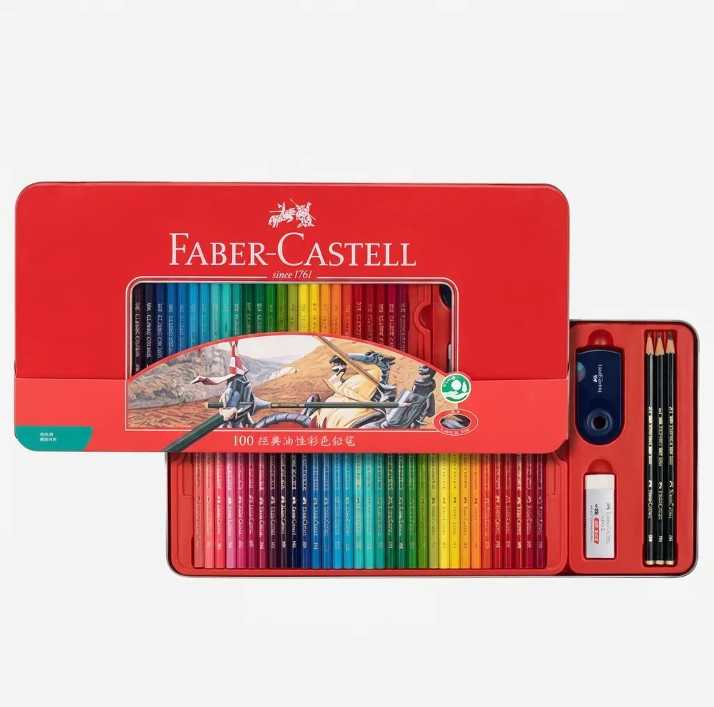مداد رنگی 100 رنگ فابر کاستل مدل کلاسیک کد 515701