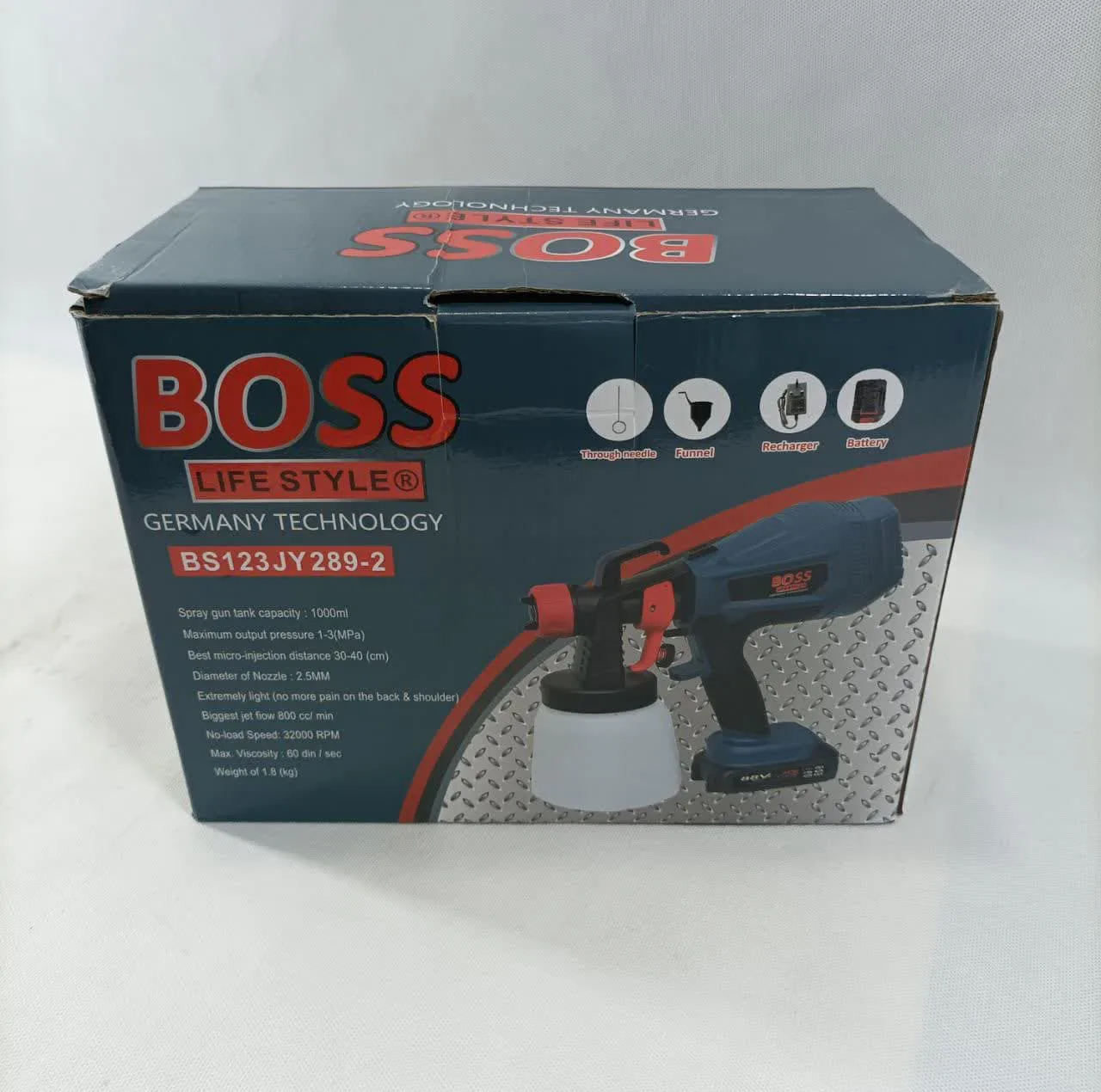 پیستوله شارژی باس مدل BS123JY289-2