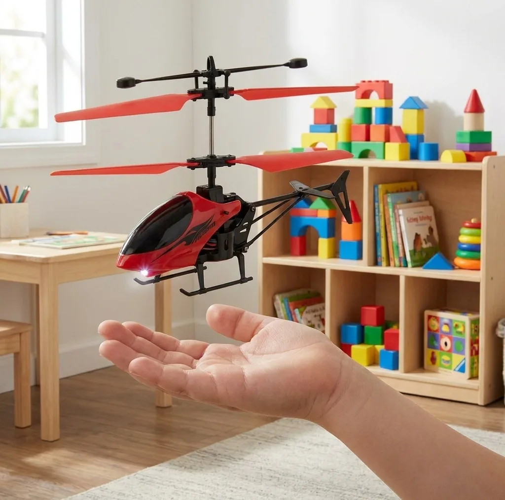 هلیکوپتر بازی مدل helicopter infared induction hong men