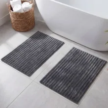 پادری وینوما مدل 4 لایه حمام و سرویس بهداشتی طرح مخمل ویژه سایز 45×70 سانتی متر بسته 2 عددی