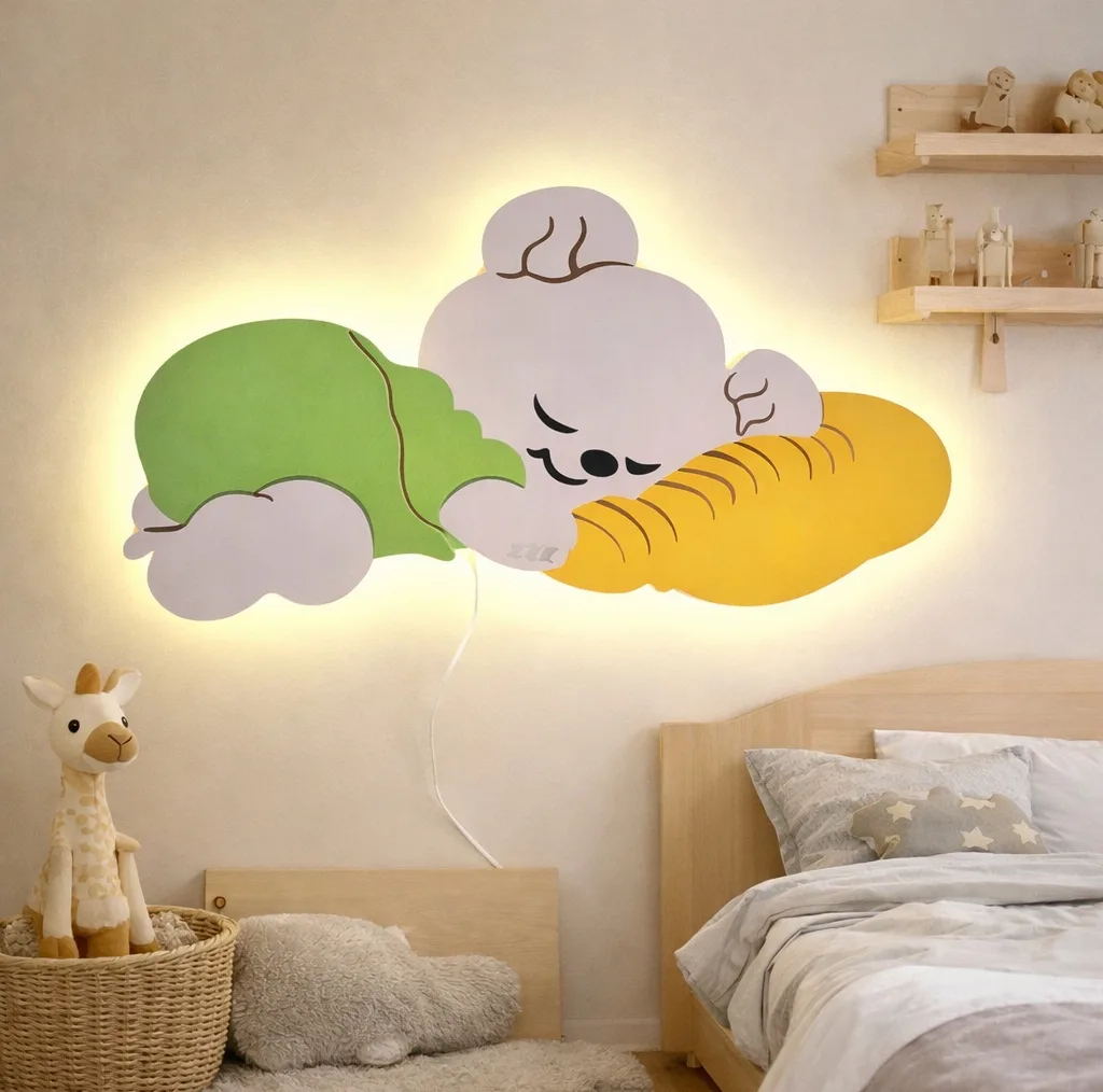 چراغ خواب کودک الیکسار مدل Teddy کد L30
