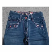 شلوار جین فیت معمولی (regular fit) دخترانه مدل jl
