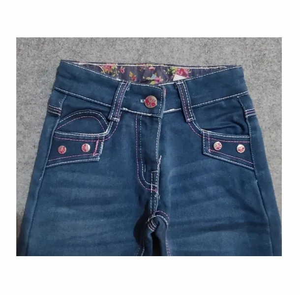 شلوار جین فیت معمولی (regular fit) دخترانه مدل jl