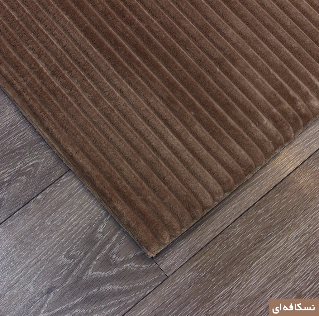 پادری وینوما مدل 4 لایه مخمل استرایپ سایز 50×100 سانتی متر مناسب برای فضای داخلی بسته 2 عددی