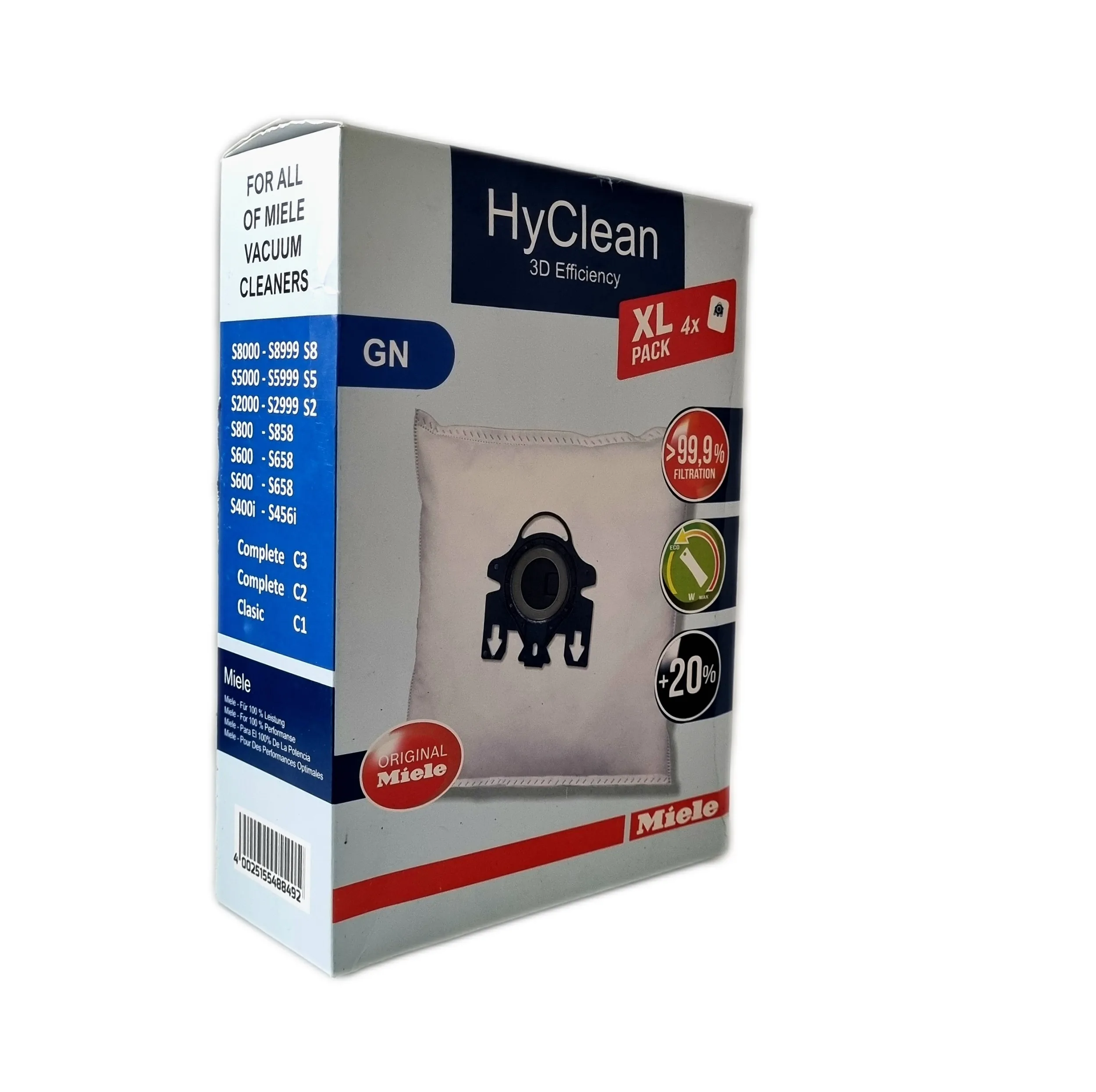 پاکت جاروبرقی میله مدل 3D Efficiency بسته 4 عددی