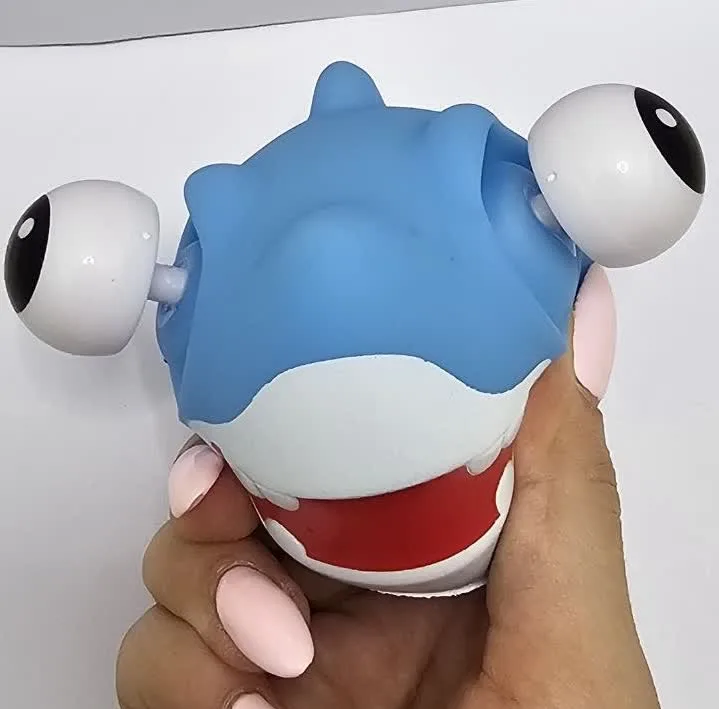 فیجت ضد استرس ناب سل مدل کوسه بامزه طرح چشم پرشی کد Anti-stress fidget naab005