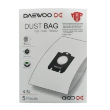 کیسه جاروبرقی دوو مدل espero DVC-LH22R میکرو فیلتر5لایه مناسب جاروبرقی دوو اسپرو بسته 5 عددی