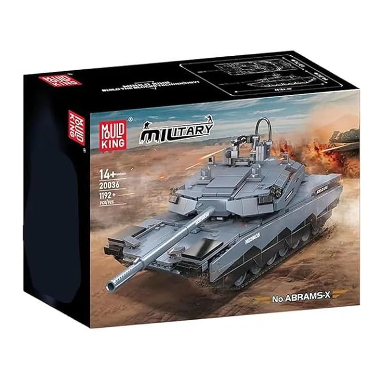 ساختنی 1192 تکه مولد کینگ مدل 20036 تانک ABRAMS-X