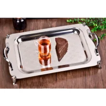 سینی دسته دار یونیک کد 03 - 4061 سایز 30*50 سانتی متر