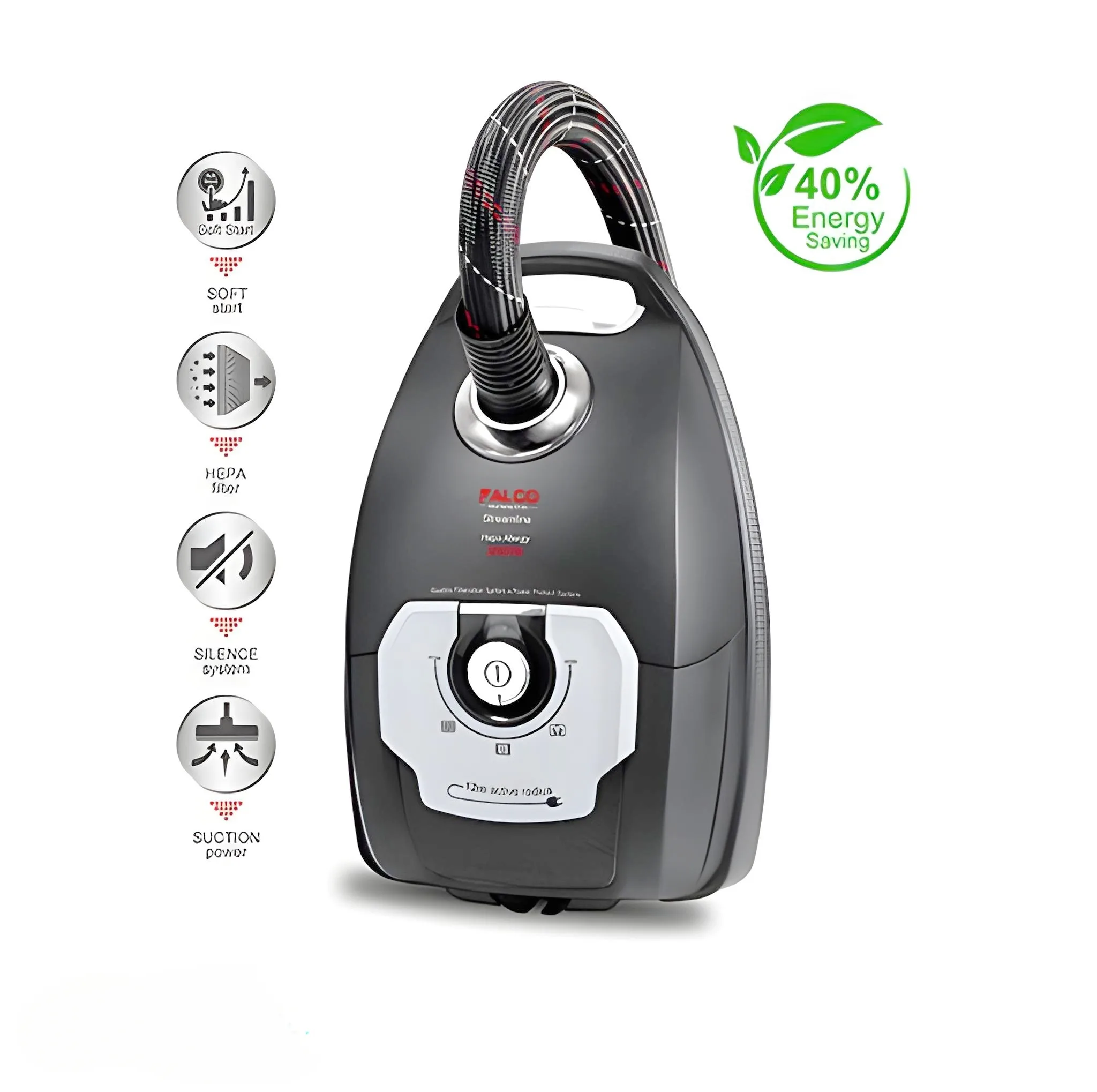 جاروبرقی 2400 وات فالکو هوم مدل VCA-S2
