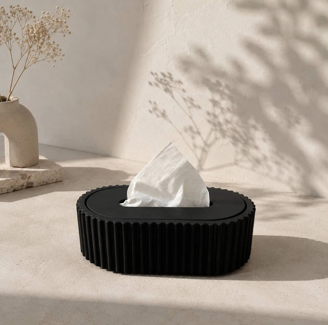 نگهدارنده دستمال کاغذی مدل rahrah9789 سنگ مصنوعی