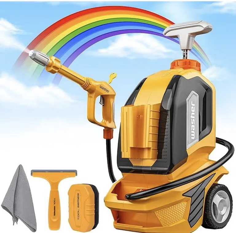 ست اسباب بازی مدل کارواش پمپی طرح power tool کد 017