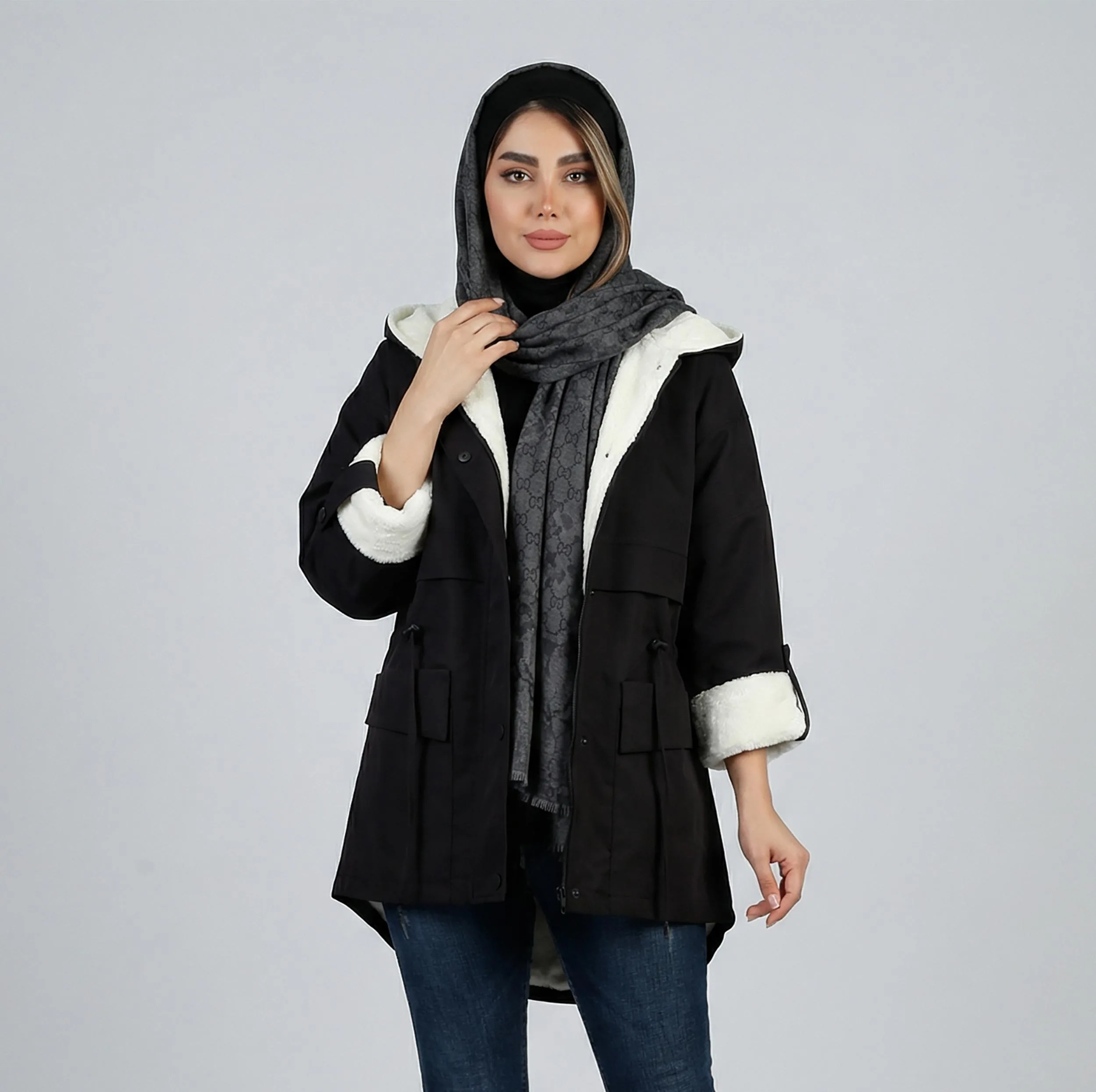 کاپشن زنانه السانا مدل الهام کد 235879