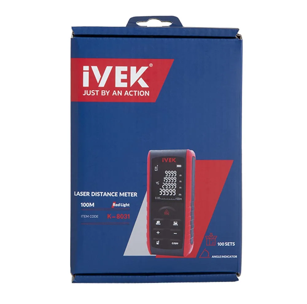 متر لیزری ایوک مدل K-8031 برد 100 متر
