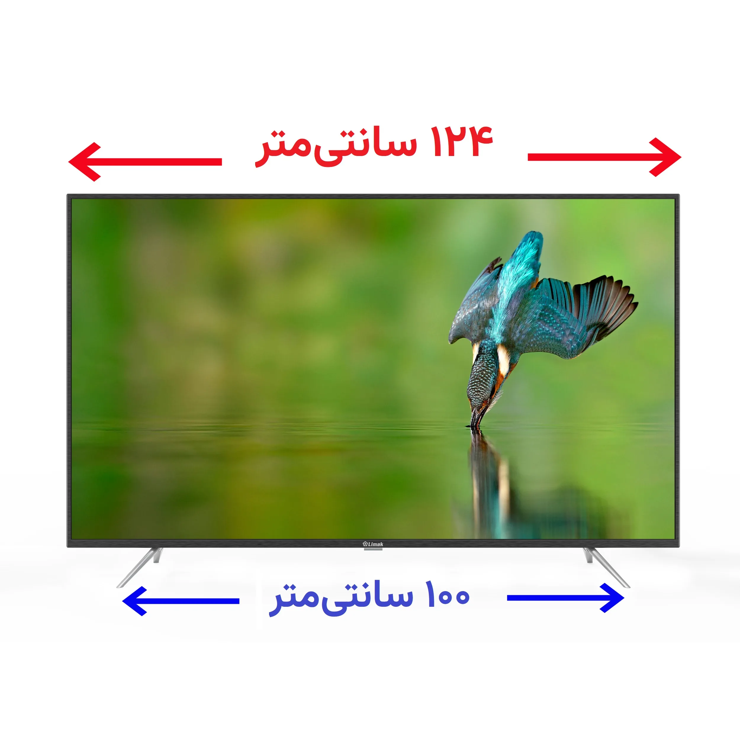 تلویزیون 55 اینچ ال ای دی هوشمند لیماک جنرال اینترنشنال مدل LGI-5520TDU